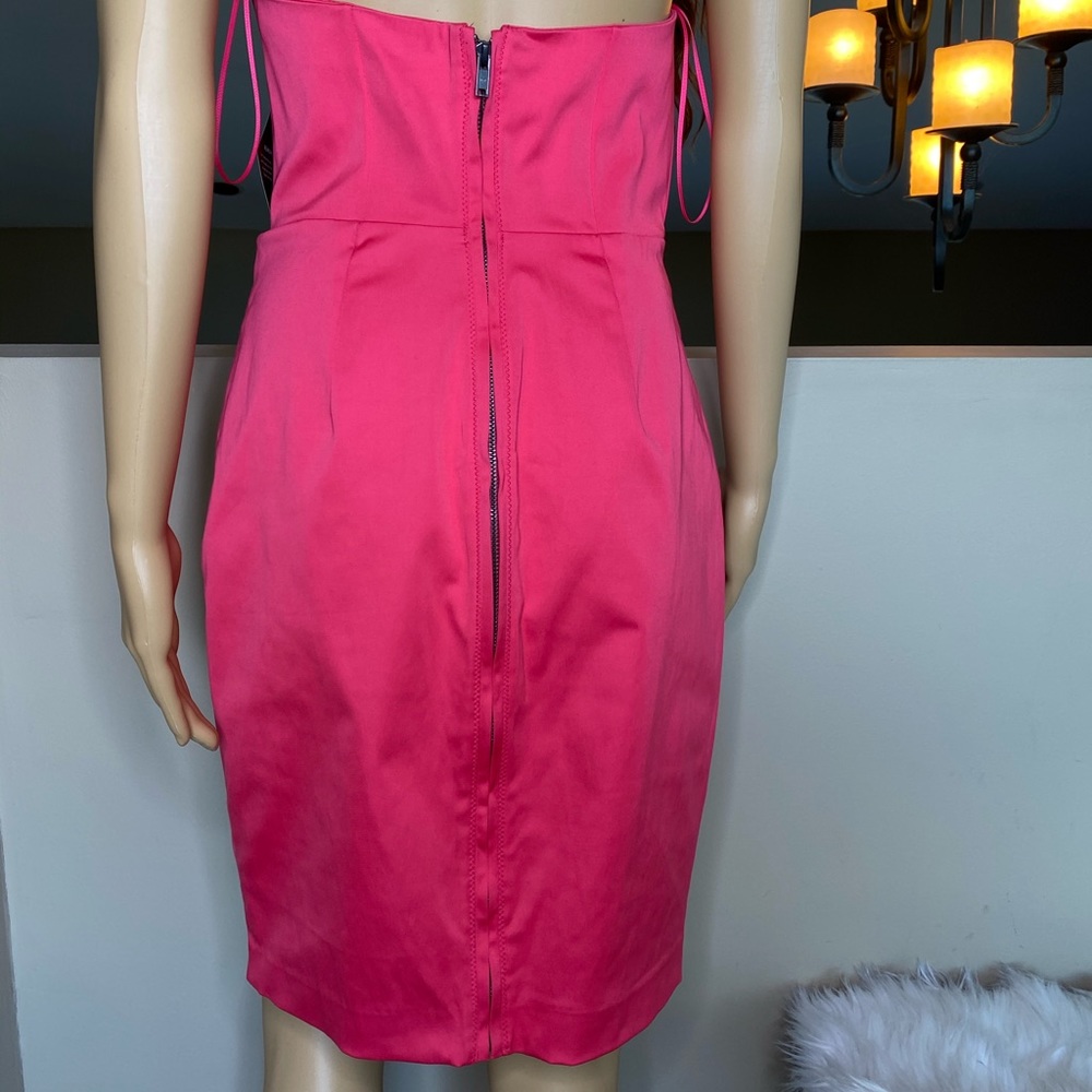 Vintage NastyGal Fuchsia Strapless Mini Dress - Picture 8 of 16